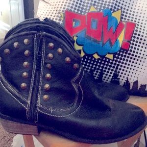 Black half Boots 8.5